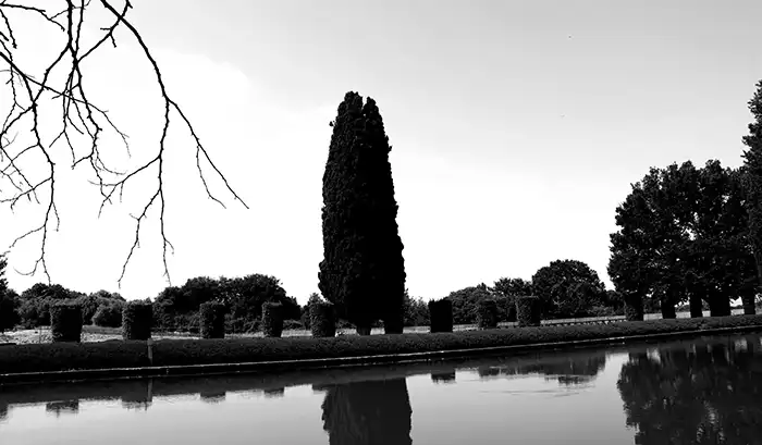 Villa Adriana bianco e nero n2