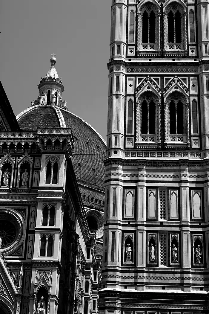 Firenze Duomo bianco e nero