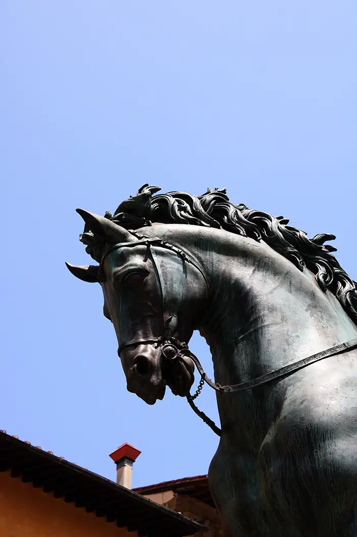 Firenze Statua Equestre Cosimo De Medici